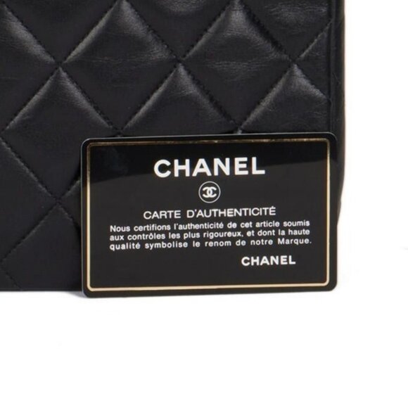 Authentic CHANEL Jumbo Maxi XL 24K Gold Flap Bag Lambskin Chain Shoulder Black - Picture 2 of 11